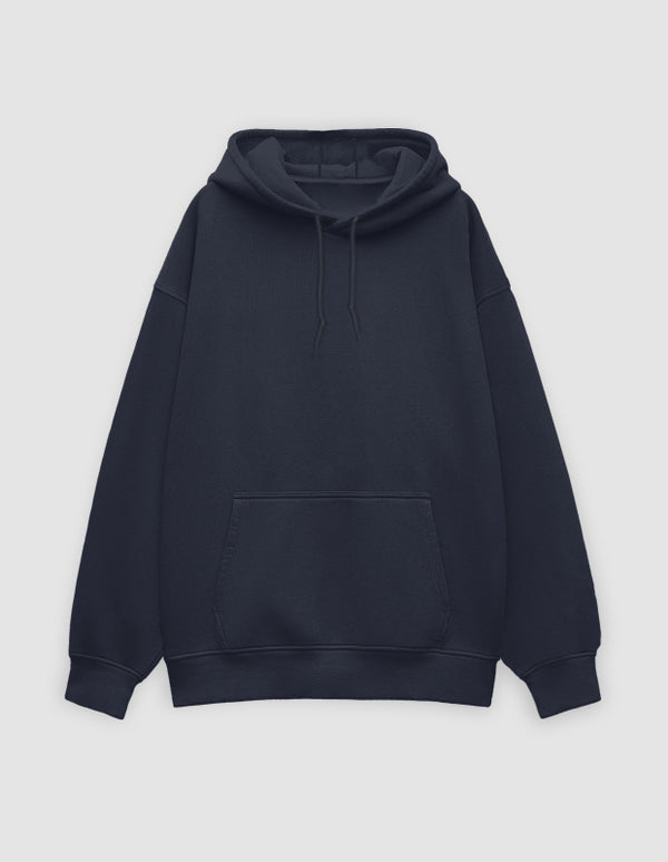 Navy Blue Oversized Hoodie | UH32