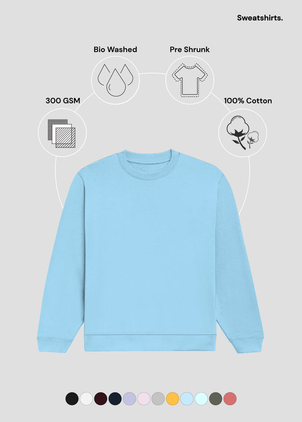 Baby Blue Unisex Sweatshirt | UH26