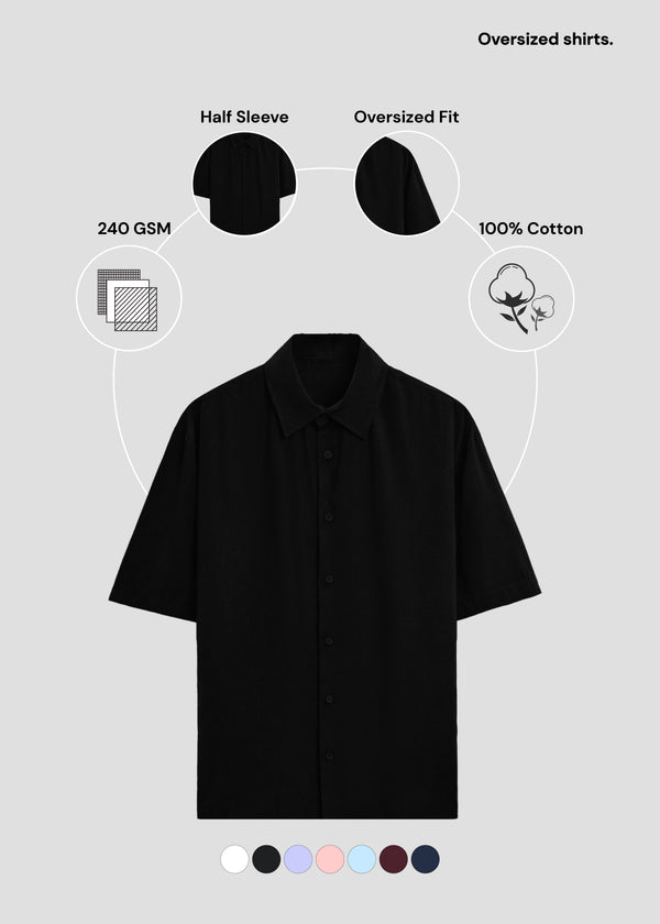 Black Oversized Shirt | UC28
