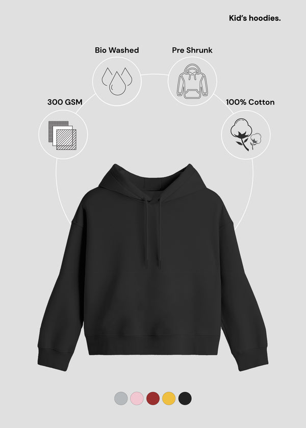Black Kids Hoodie | KH63