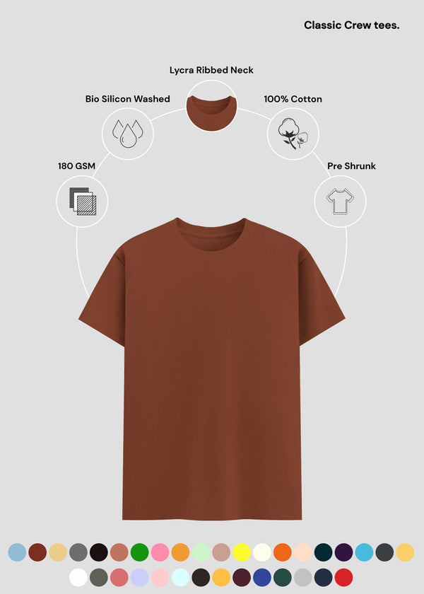 Copper Classic Crew T-Shirt | UC21