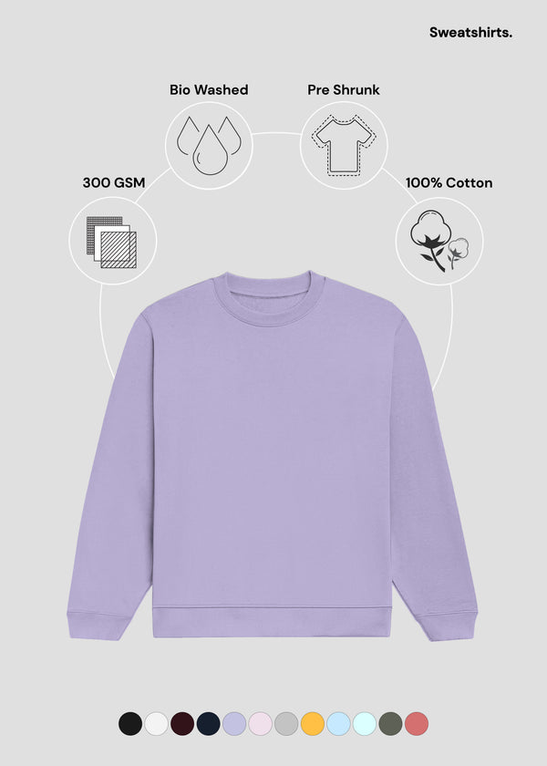 Lavender Unisex Sweatshirt | UH26