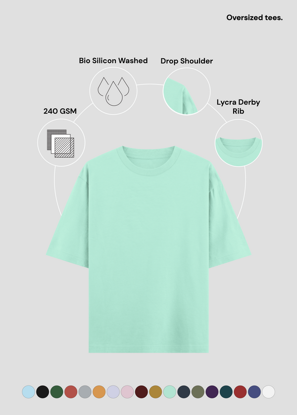 Mint Oversized Classic T-Shirt | UC22