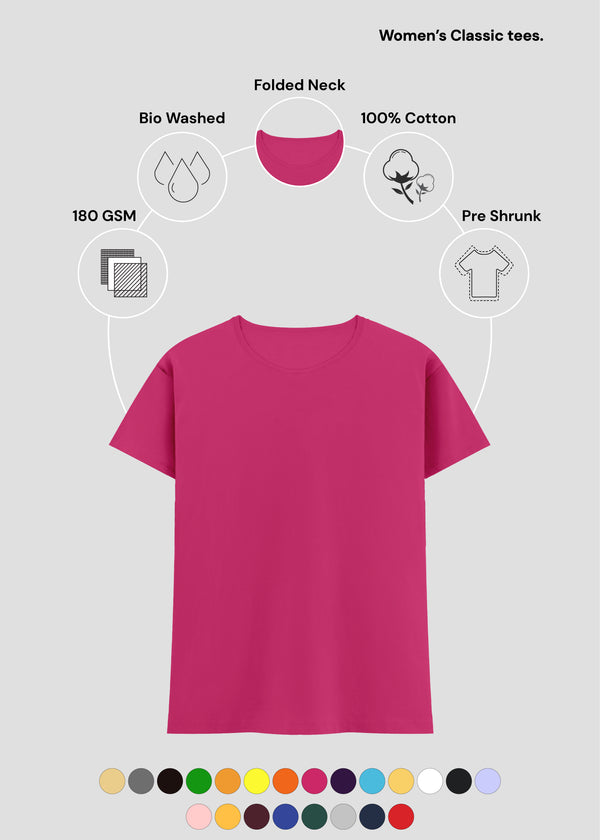 Pink Women's Classic T-Shirt | FC21
