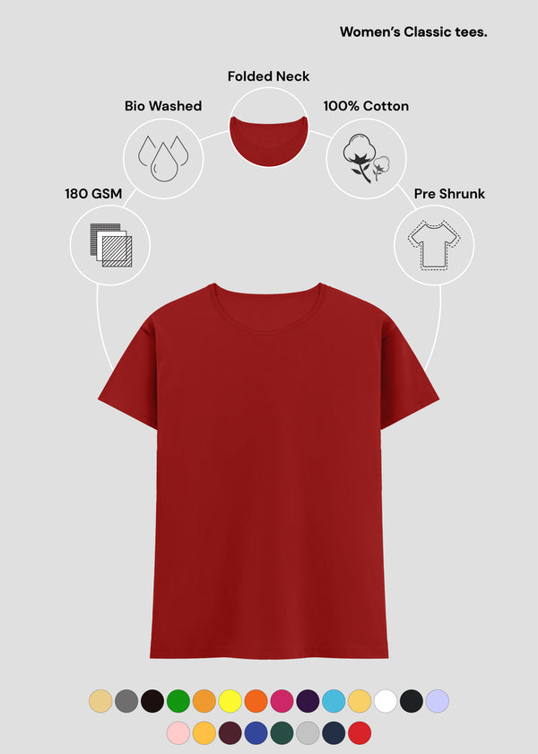 Red Women's Classic T-Shirt | FC21