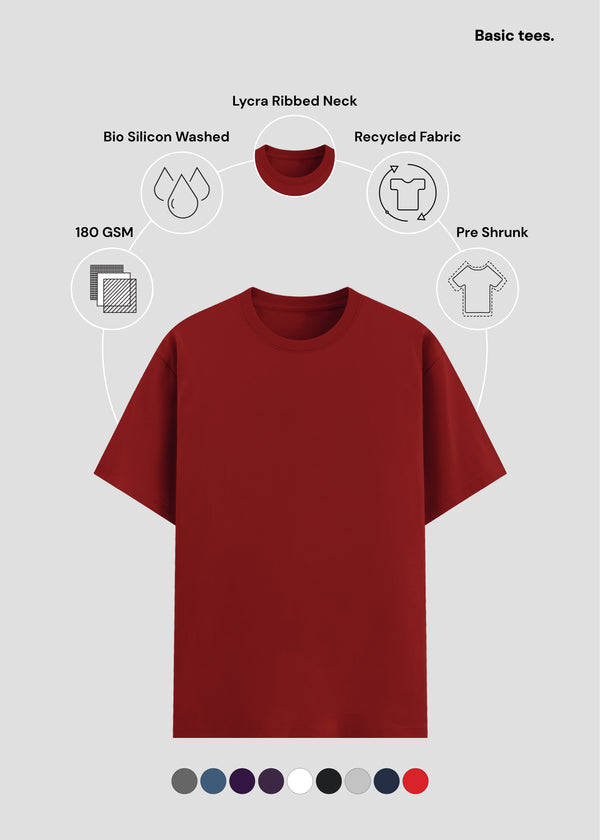 Red Basic T-Shirt PC | UB73