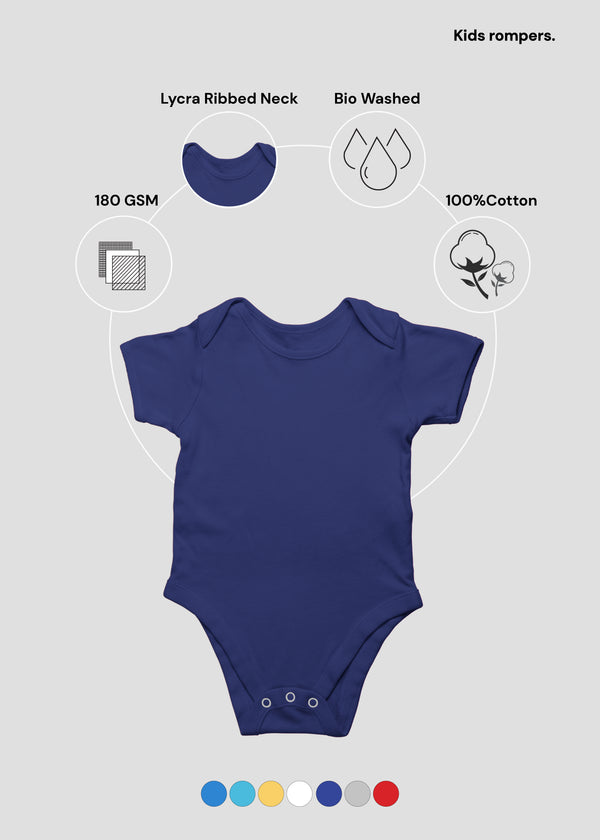 Royal Blue Kids Rompers | KR23