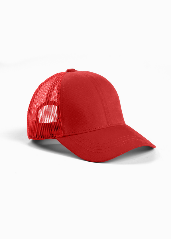 Red Classic Trucker Cap | TC55