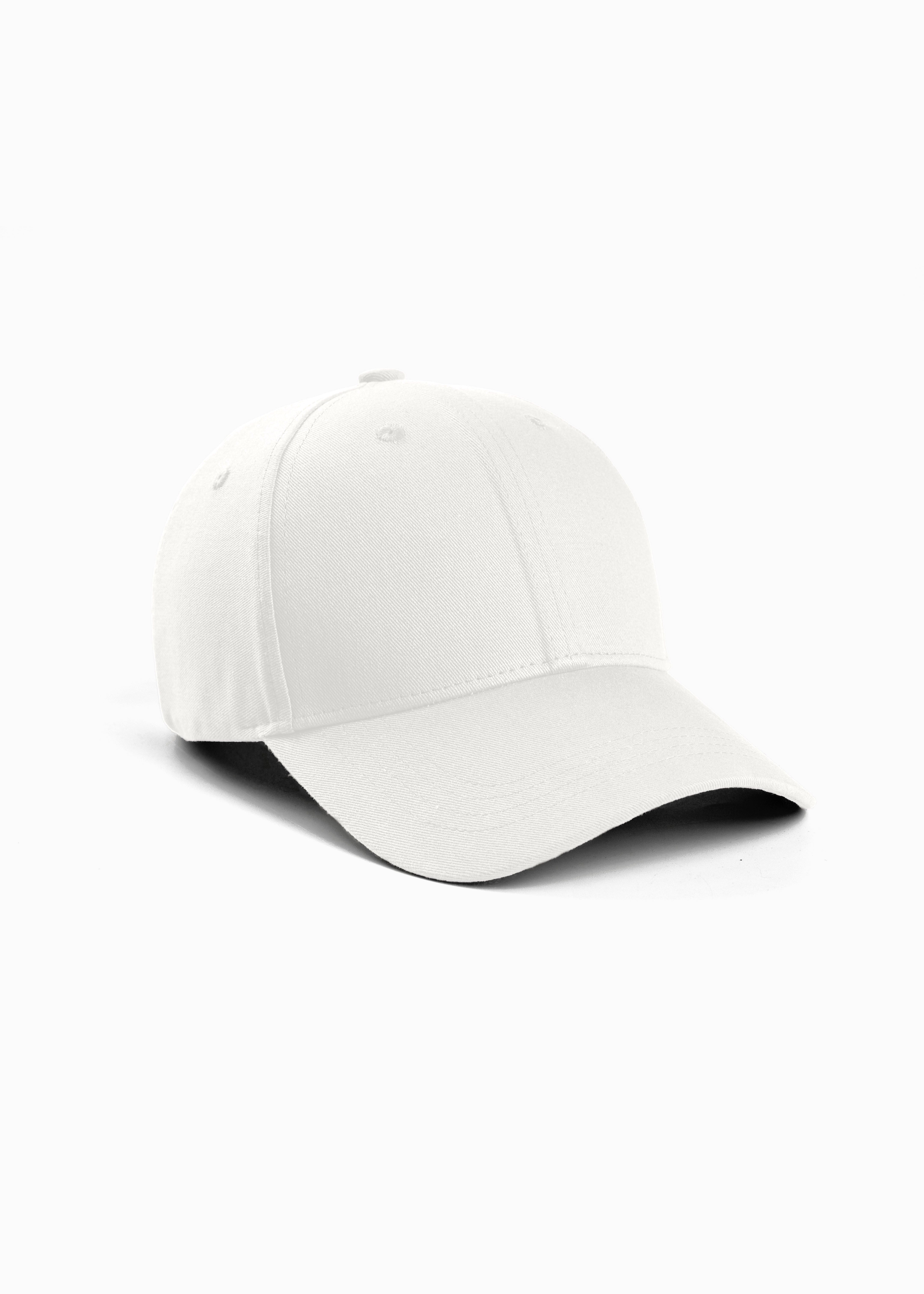 White Classic Baseball Cap | BC33 – TeeTalkies