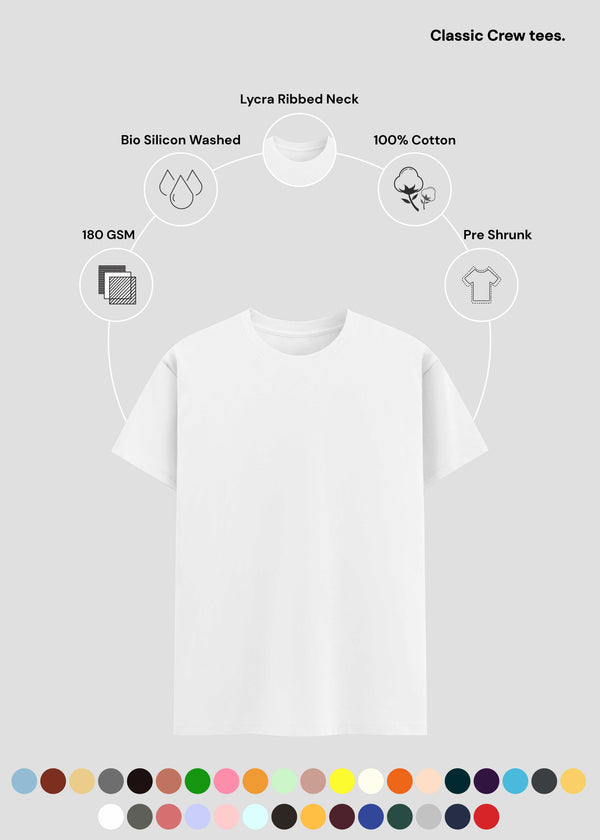 White Classic Crew T-Shirt | UC21