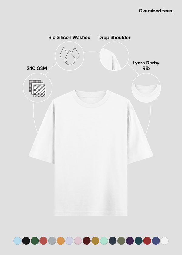 White Oversized Classic T-Shirt | UC22