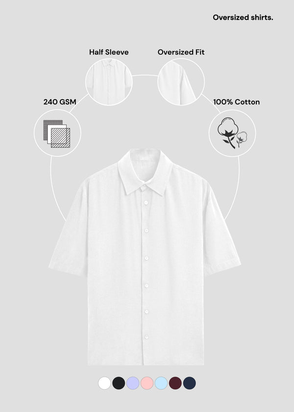 White Oversized Shirt | UC28