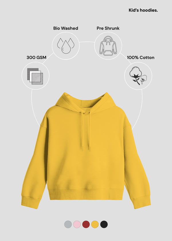 Yellow Kids Hoodie | KH63