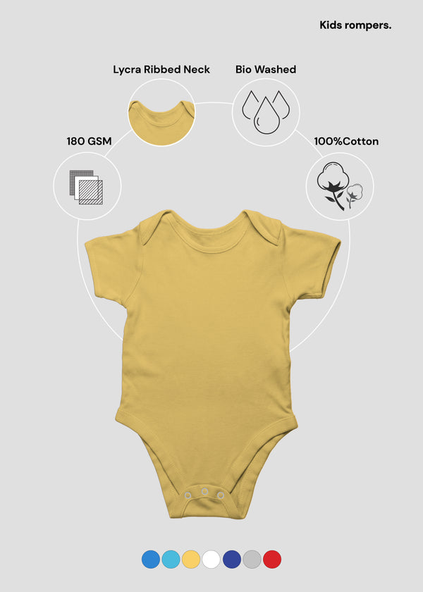 Yellow Kids Rompers | KR23